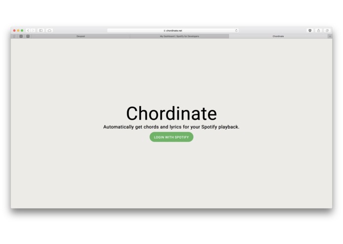 Chordinate – screenshot 1