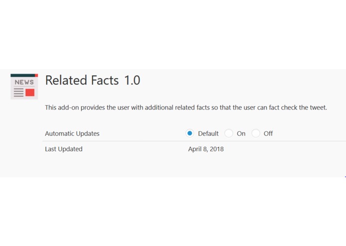 Related Facts – screenshot 1