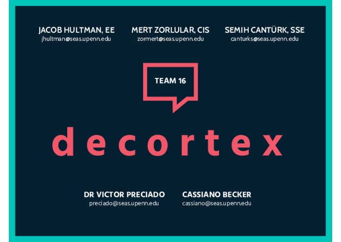 Team 16: DeCortex  – screenshot 1