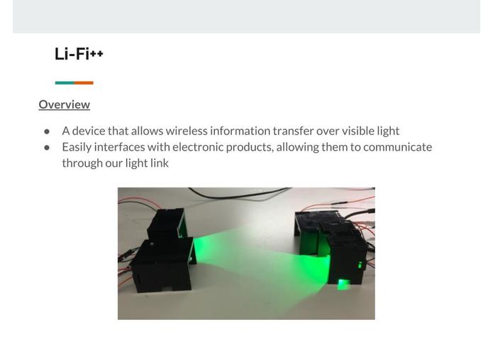 Team 12: Li-Fi++ – screenshot 2