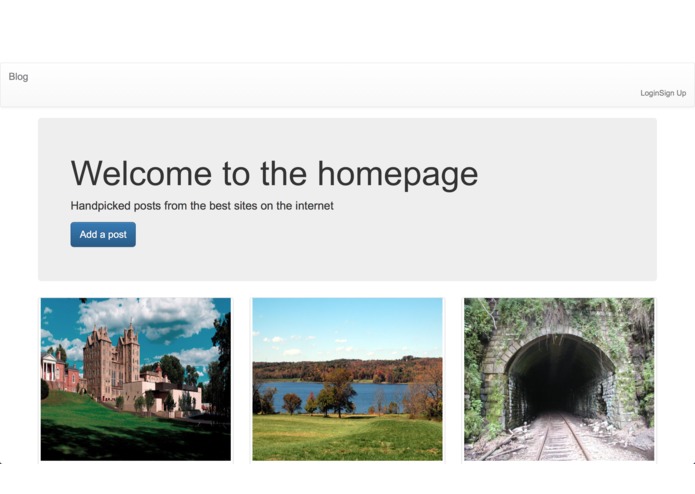 Open Source Blog Template – screenshot 1