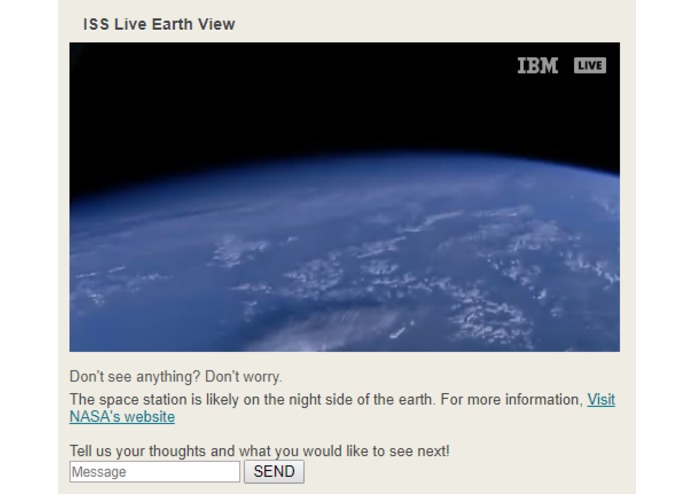 ISS Live Stream – screenshot 1