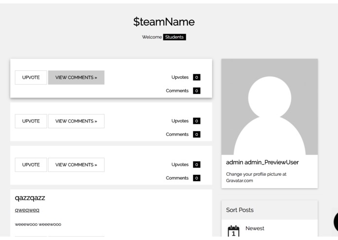 $teamName's restAPI project – screenshot 3