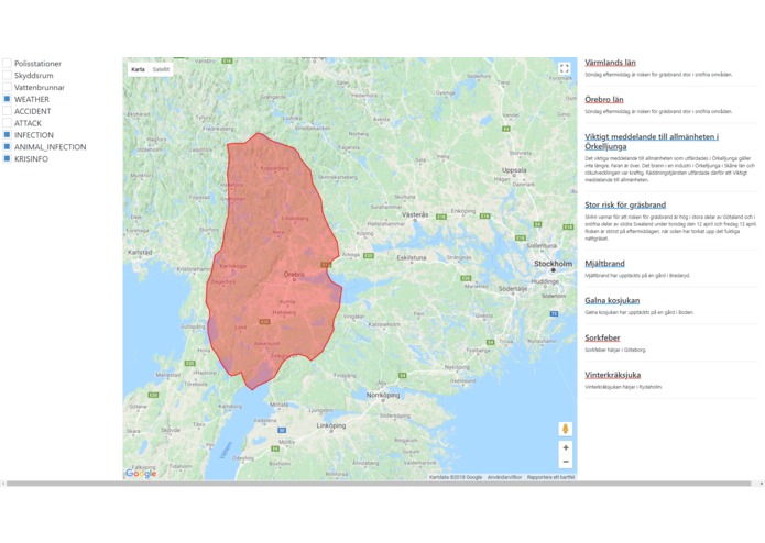 Kriskartan – screenshot 2