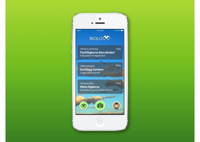 Biologg – screenshot 1