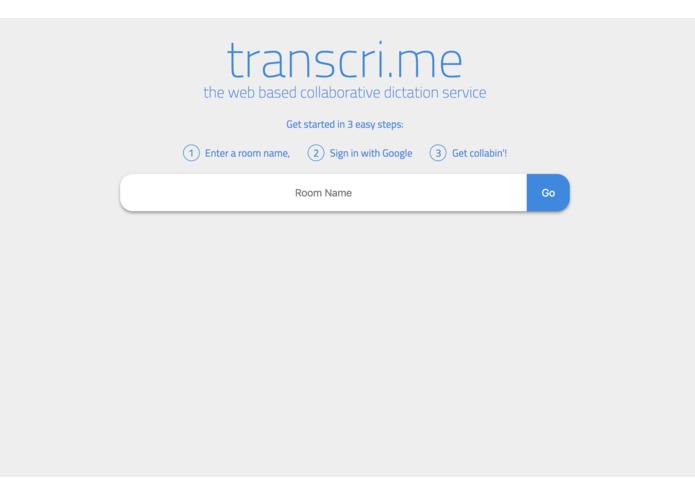 transcri.me - the collaborative dictation platform – screenshot 1