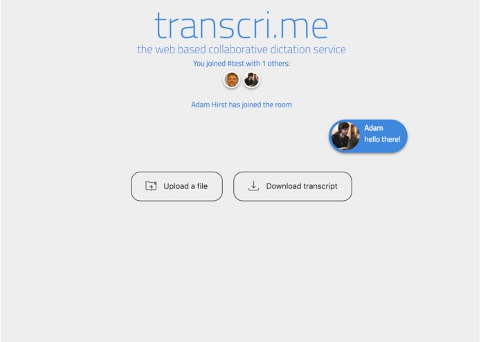 transcri.me - the collaborative dictation platform – screenshot 2
