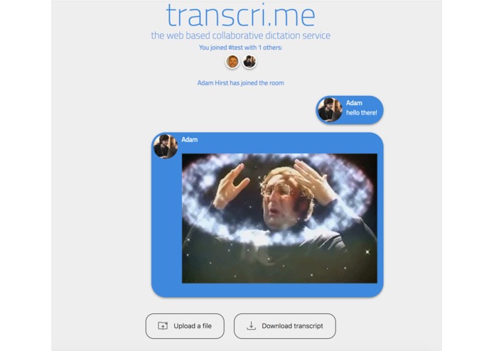 transcri.me - the collaborative dictation platform – screenshot 3