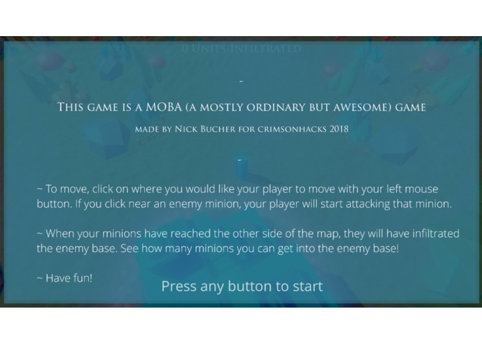 A MOBA (Mostly Ordinary, But Awesome) Game – screenshot 1