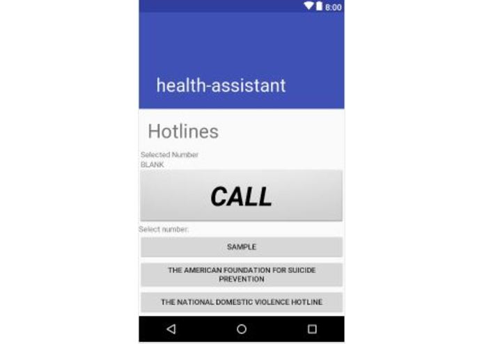 health assistant – screenshot 1