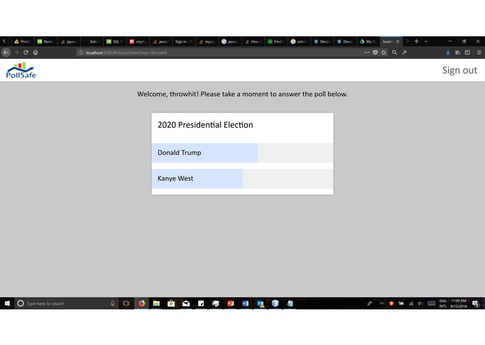 PollSafe – screenshot 1
