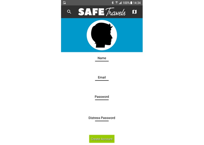 SafeTravels – screenshot 1