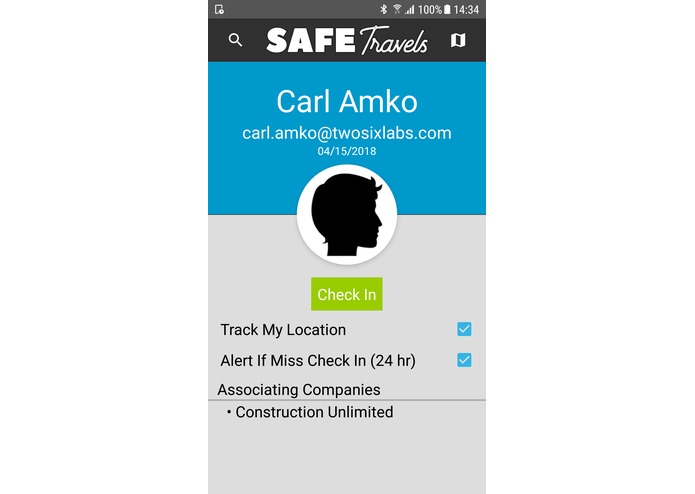 SafeTravels – screenshot 3