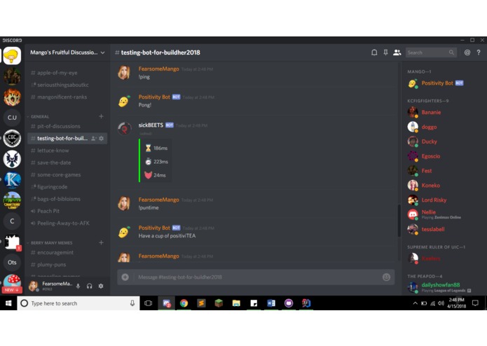 positivity-bot – screenshot 3