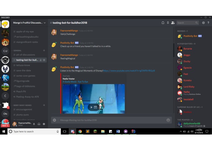 positivity-bot – screenshot 6