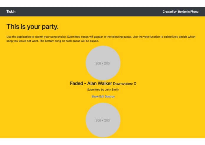Tickin's Song Queue – screenshot 2