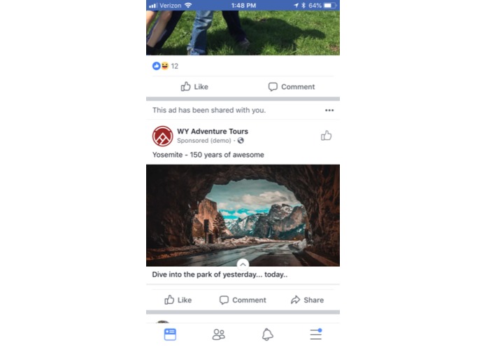 Experiential 3D Facebook Ads – screenshot 1