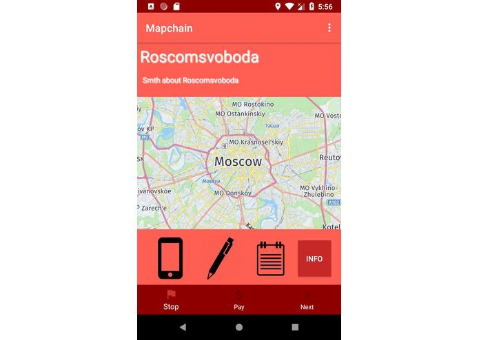 MapChain – screenshot 1