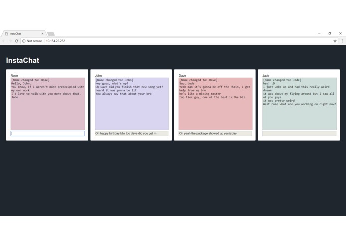 InstaChat – screenshot 1