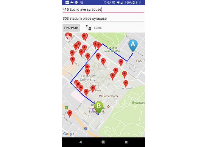 cuseWalks – screenshot 1