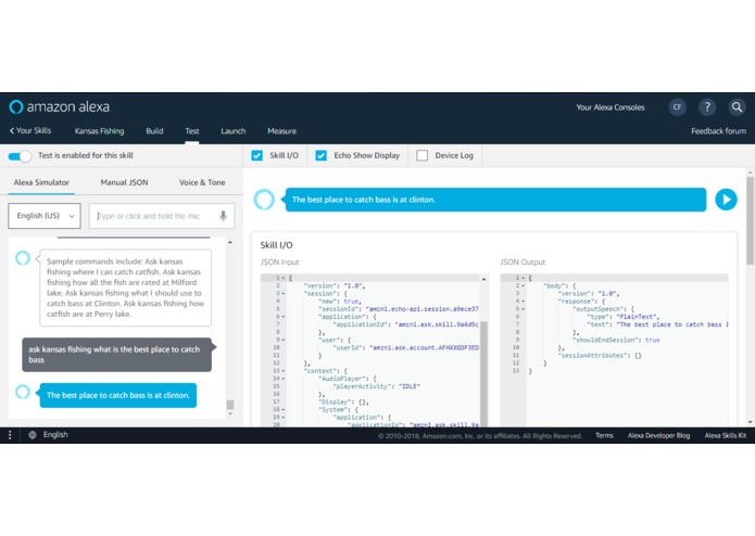 Kansas Fishing Alexa Skill – screenshot 1