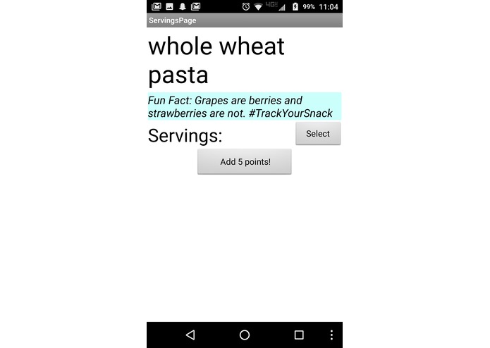 Track Your Snack – screenshot 5