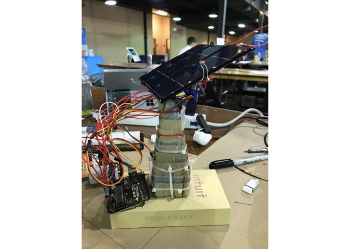 Portable dual-axis solar tracker for energy storage – screenshot 1