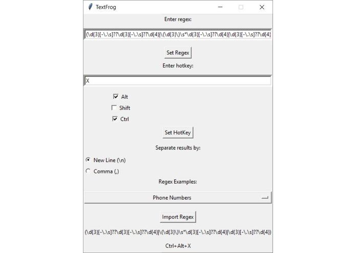TextFrog – screenshot 1