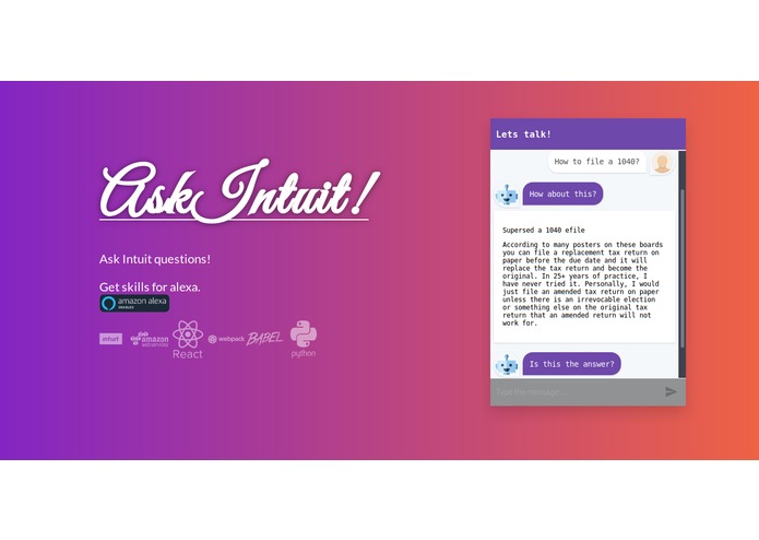 Ask Intuit – screenshot 1