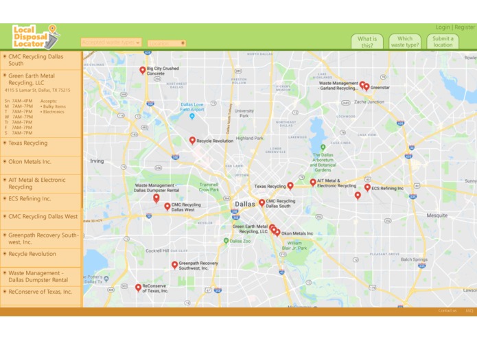 Local Disposal Locator – screenshot 2