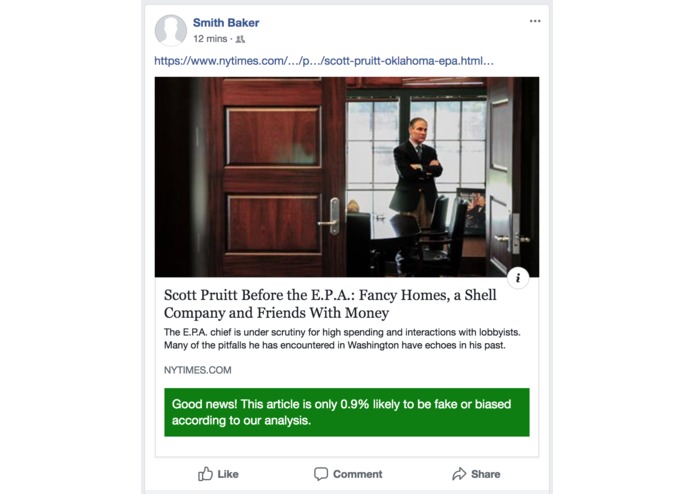 FakeCheck – screenshot 1