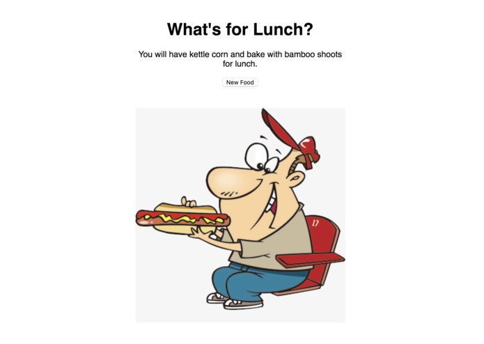 What's for Lunch? – screenshot 1