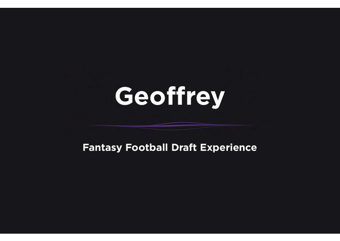 Geoffrey: Fantasy Football Draft Experience – screenshot 1