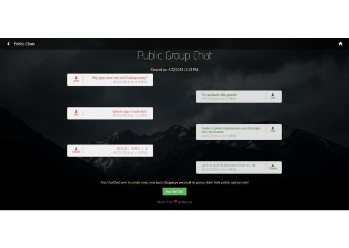 UniChat – screenshot 5