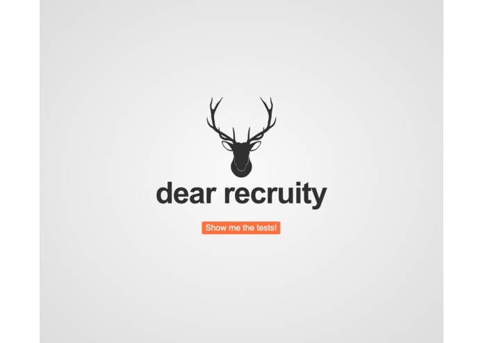 Dear Recruity (Codewars recruitmen) – screenshot 1