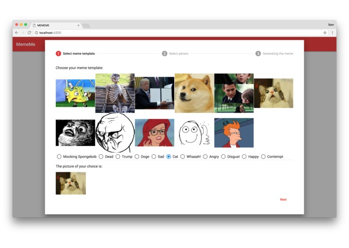 MemeMe – screenshot 3