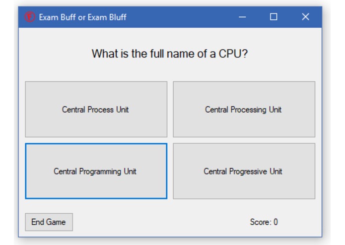Exam Buff or Exam Bluff – screenshot 3