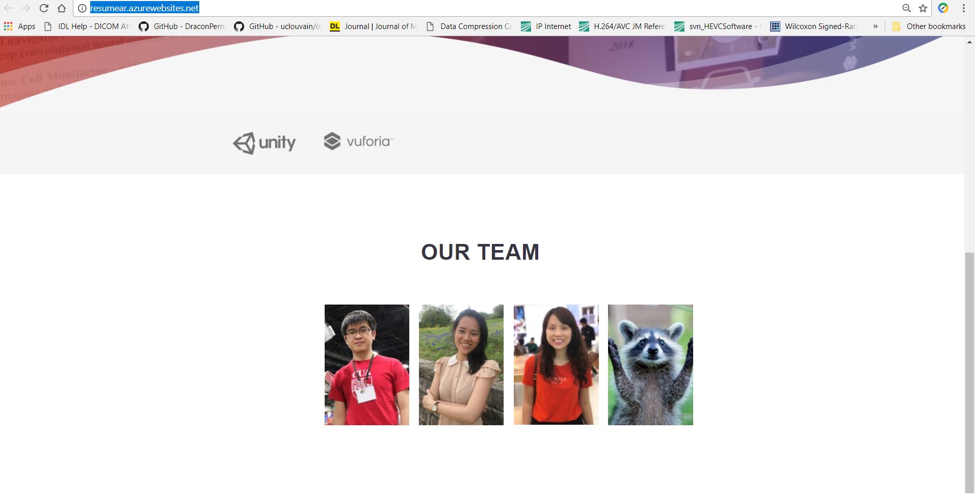 ResumAR Augmented Reality Resume Devpost