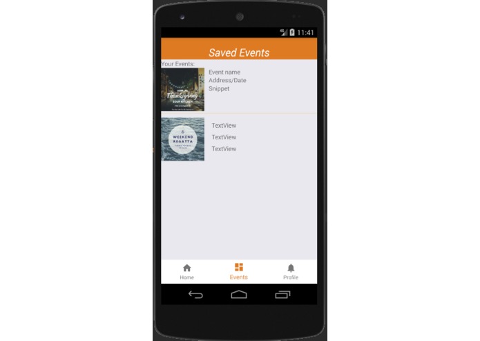 Event Thing – screenshot 2