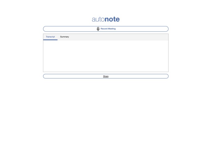 autonote – screenshot 1