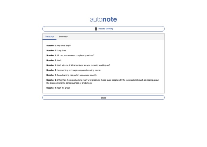 autonote – screenshot 2