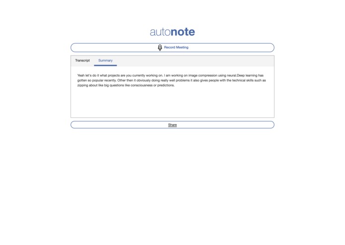 autonote – screenshot 3
