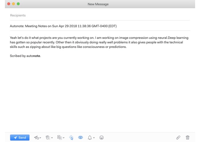 autonote – screenshot 4