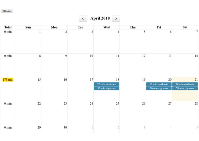 Wellness Activity Tracker – screenshot 1