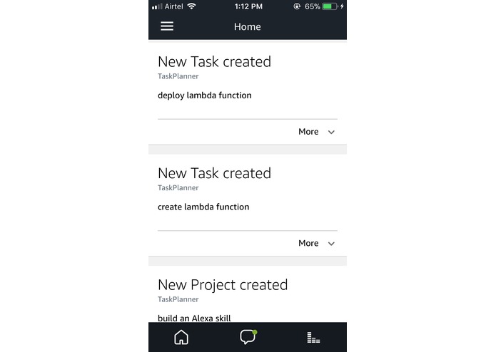 Task Planner Alexa Skill – screenshot 1