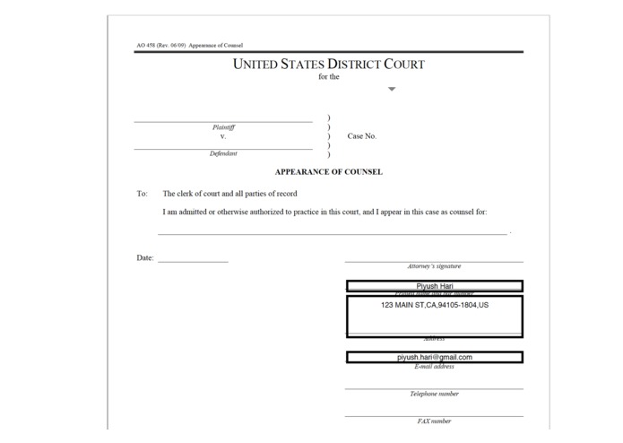 Legal Forms Assistant – screenshot 2