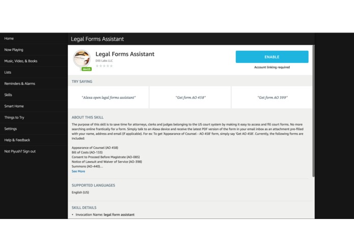 Legal Forms Assistant – screenshot 3