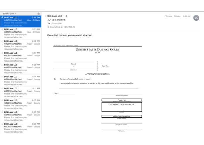 Legal Forms Assistant – screenshot 4