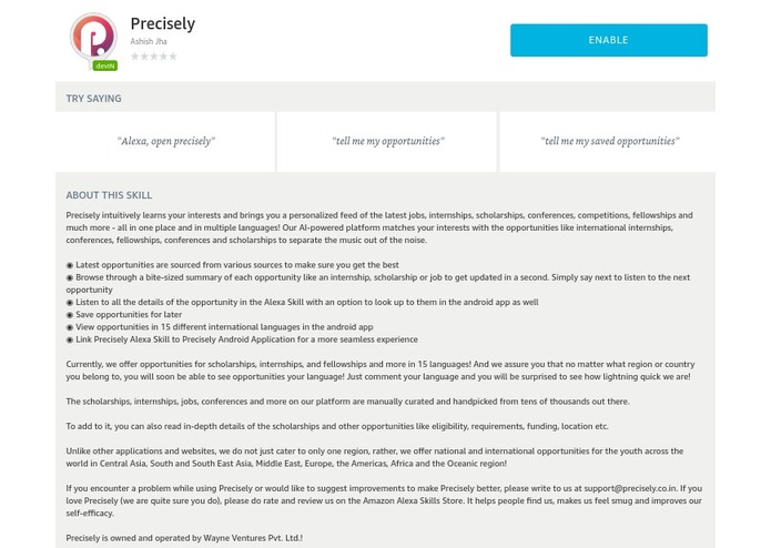 Precisely – screenshot 1