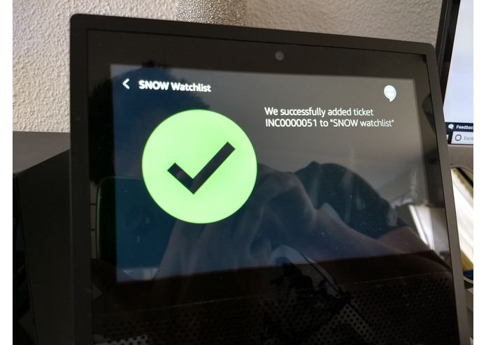 Alexa Service-Now Voice Assistant – screenshot 4